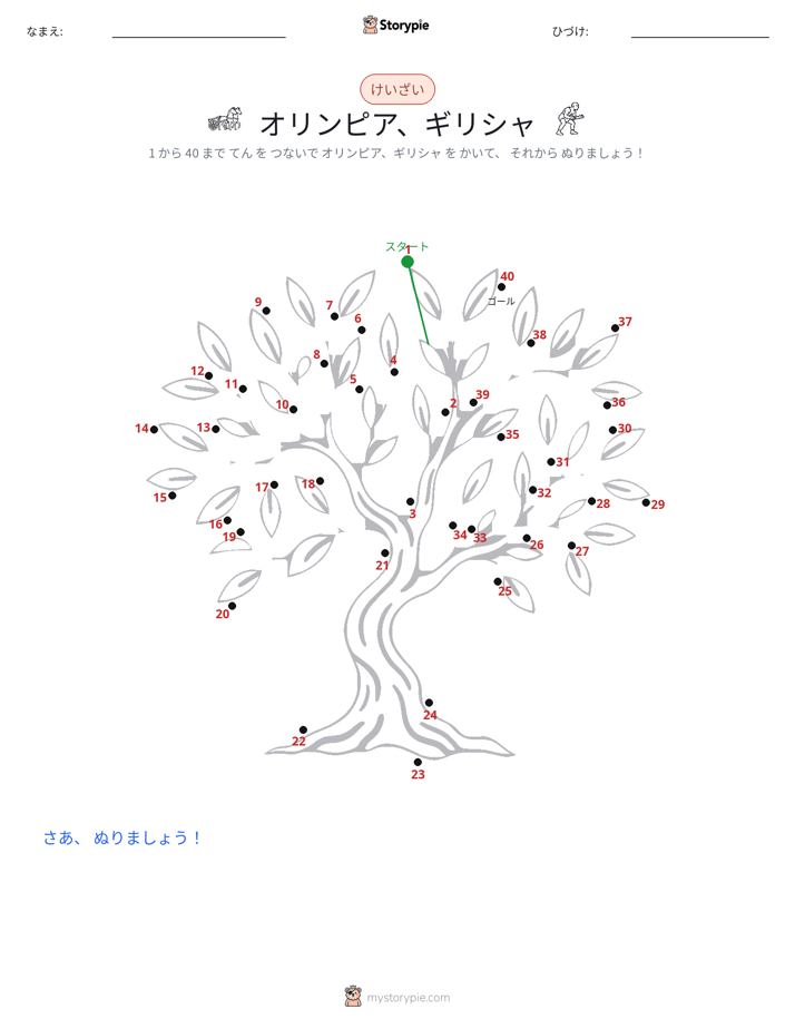 点つなぎ
