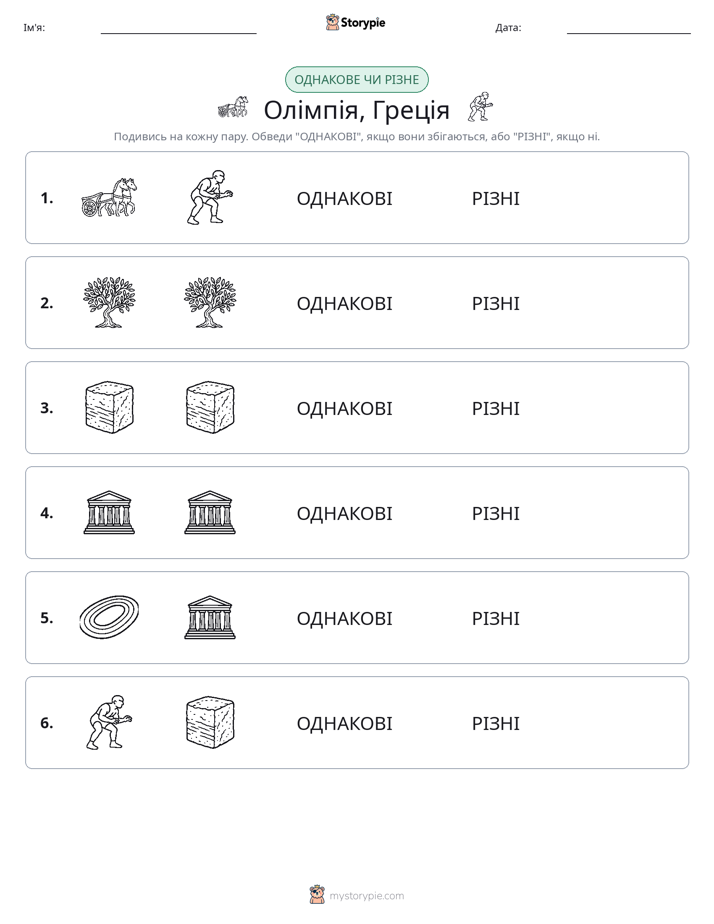 Однакові чи різні