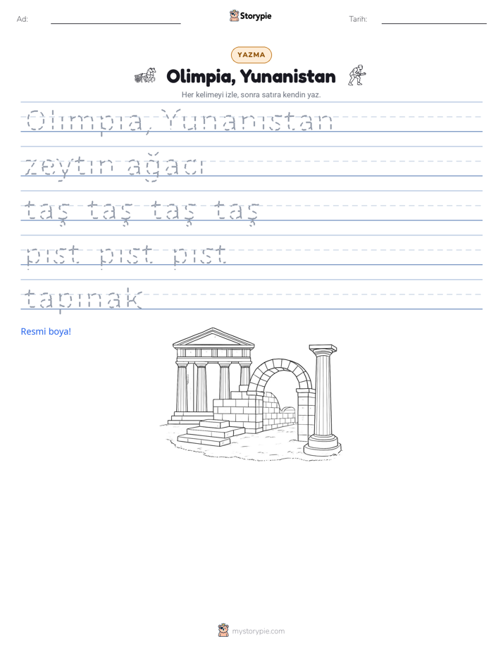 Yazma Pratiği