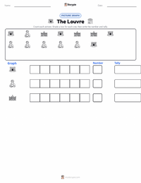 The Louvre printable worksheet preview