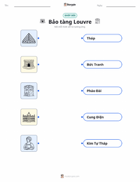 Tài liệu in sẵn Bảo tàng Louvre cho trẻ em