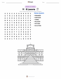 Anteprima della scheda stampabile di Il Louvre
