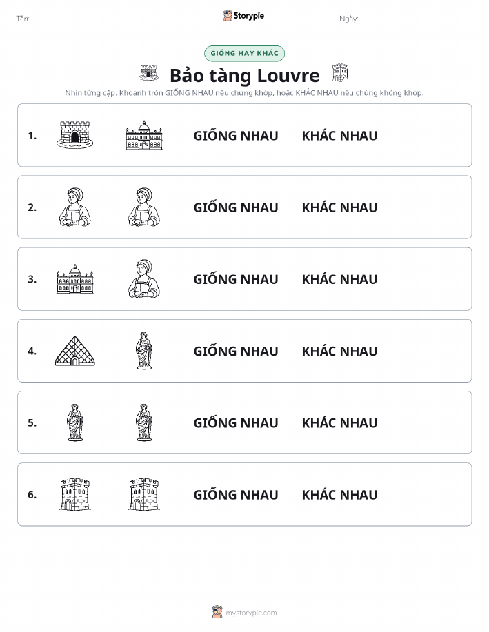Giống Hay Khác