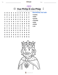 Xem trước tài liệu in sẵn Vua Philip II của Pháp