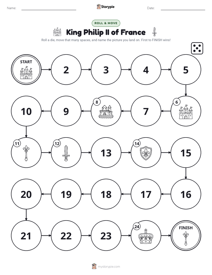 Roll & Move Game