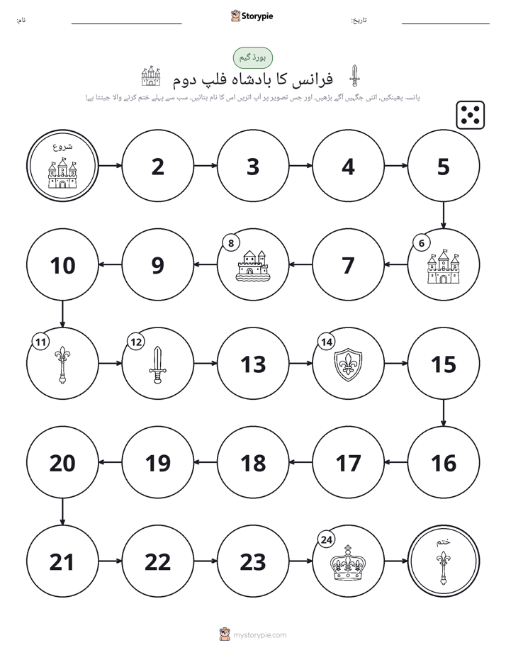 رول اور منتقل کریں کھیل