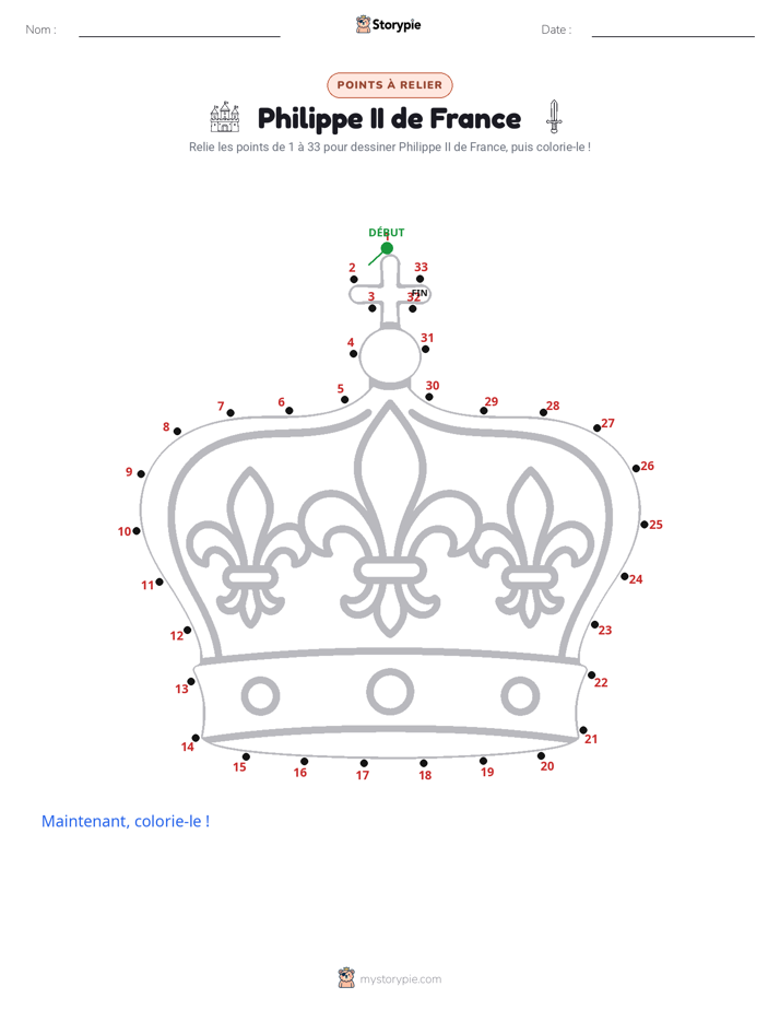 Relie les points