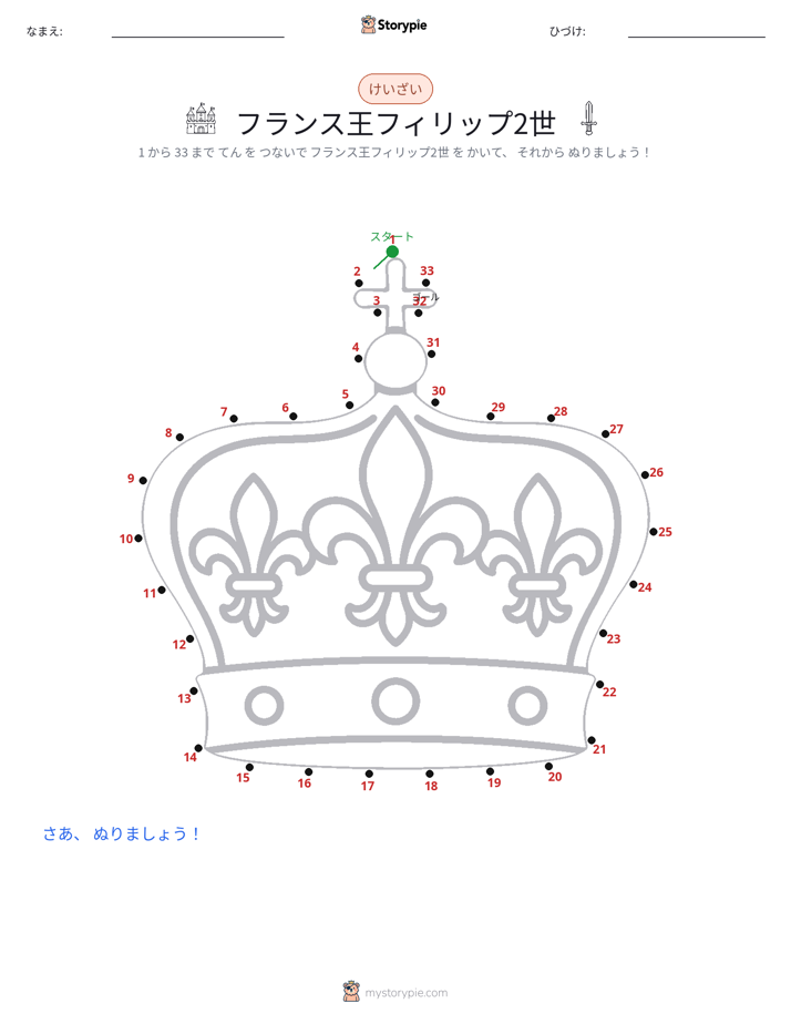 点つなぎ