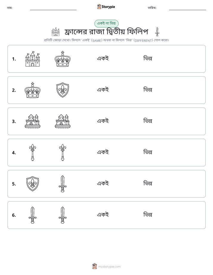 একই বা ভিন্ন