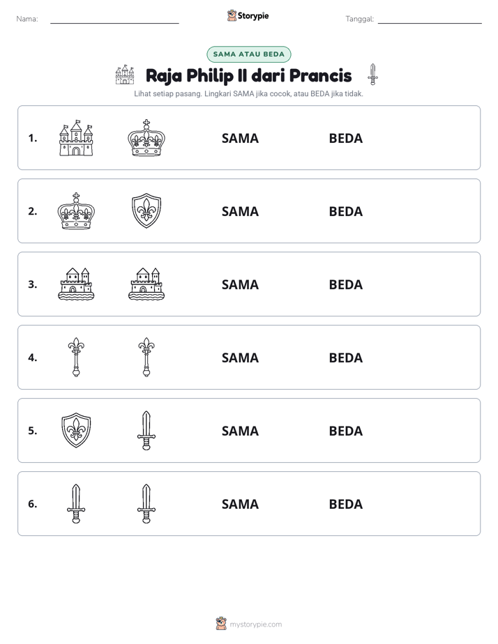 Sama atau Berbeda