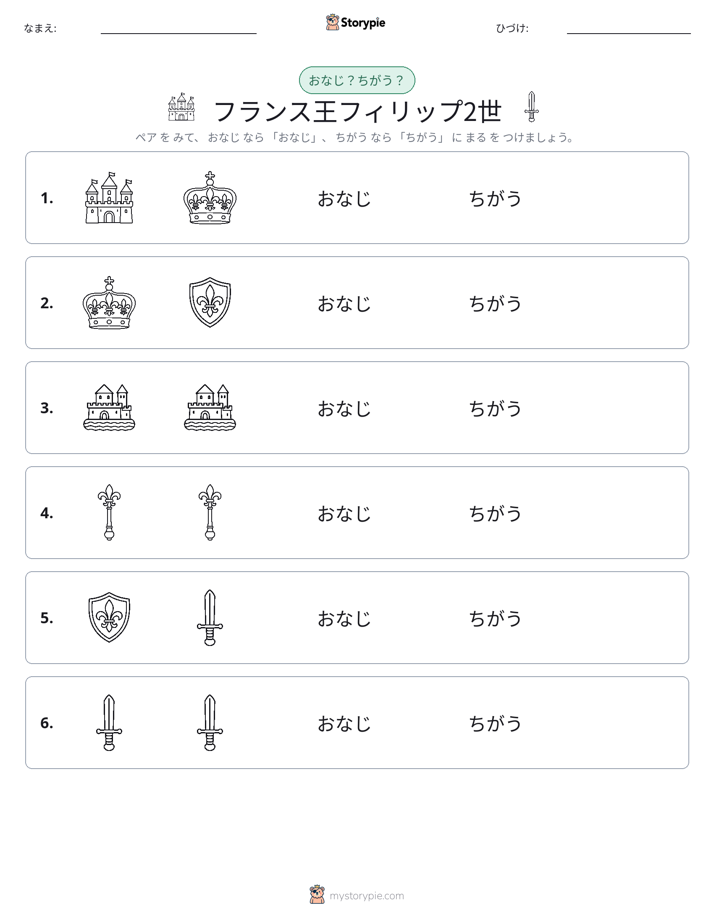 同じか違うか