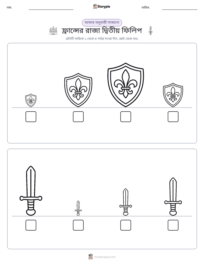 আকারের ক্রম