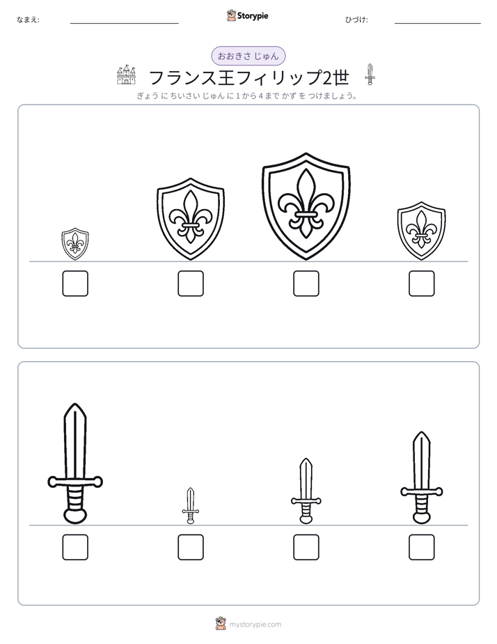 サイズ順