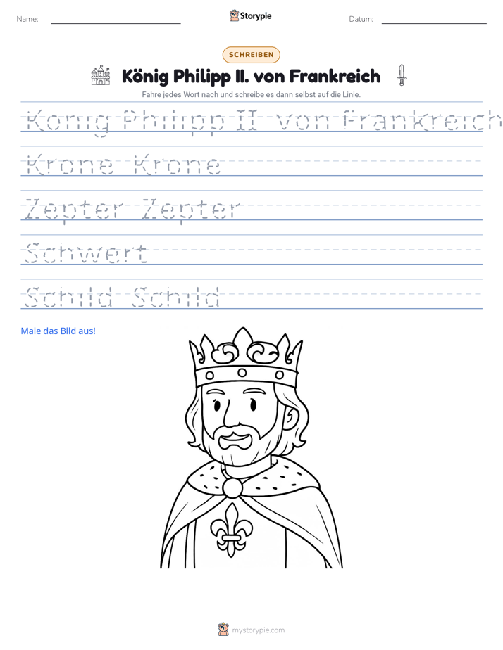 Schreibübung