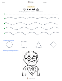 Prabaca lembar kerja cetak I. M. Pei