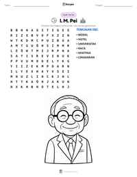 Prabaca lembar kerja cetak I. M. Pei