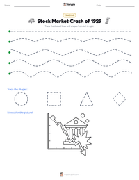 Stock Market Crash of 1929 printable worksheet preview