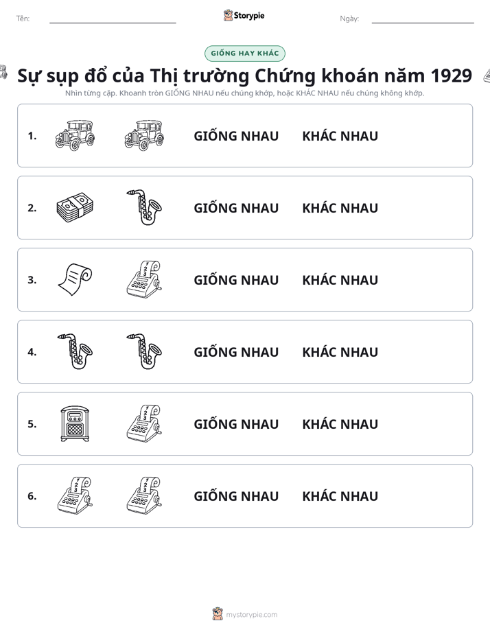 Giống Hay Khác