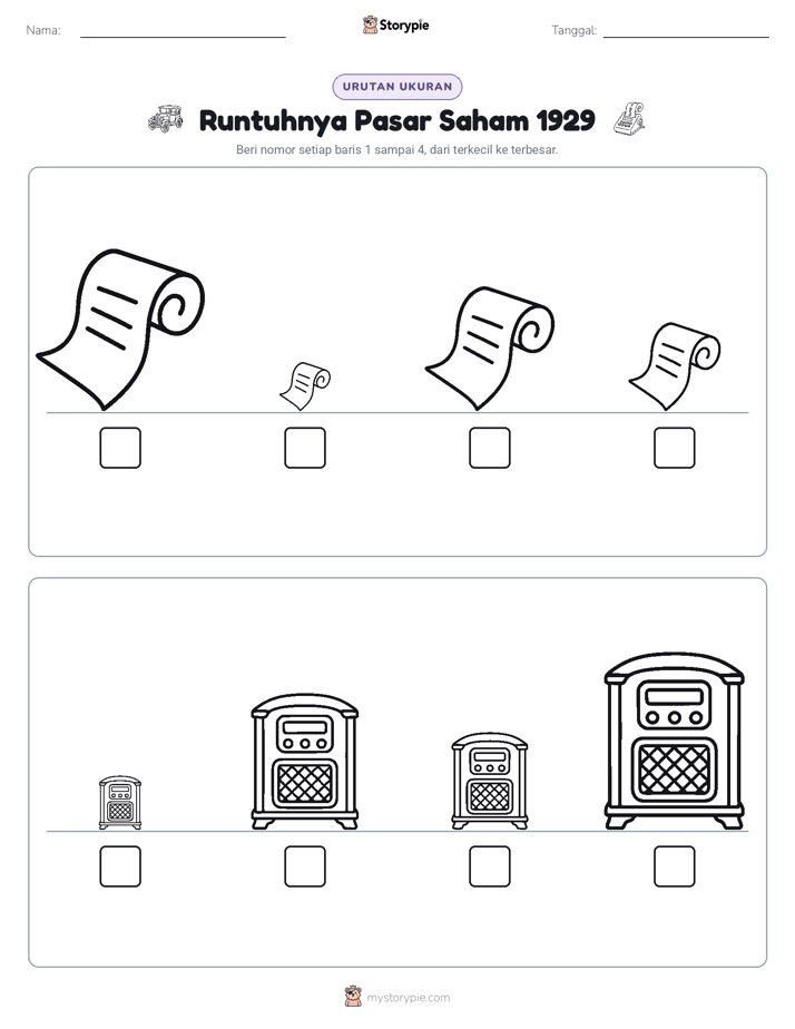Urutan Ukuran