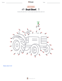 Dust Bowl printable worksheet preview