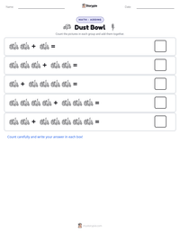 Dust Bowl printable worksheet preview