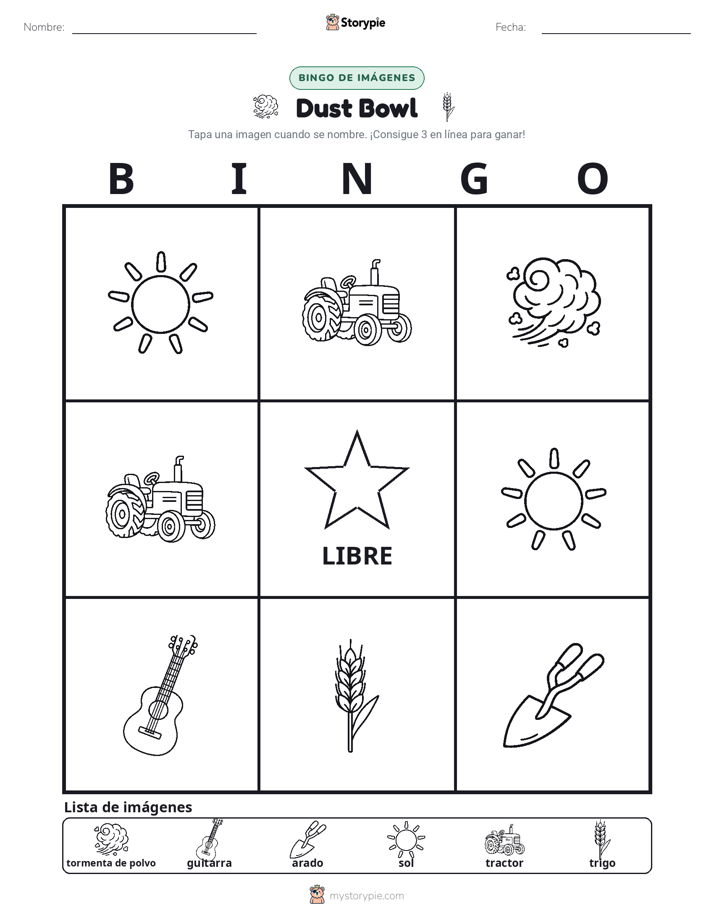 Bingo de Imágenes