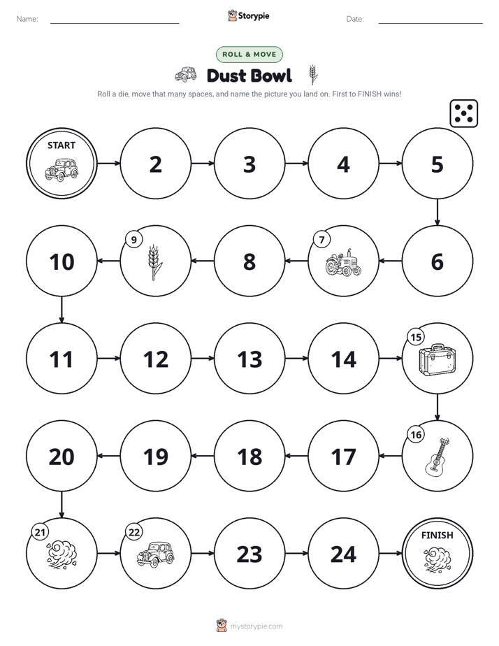 Roll & Move Game