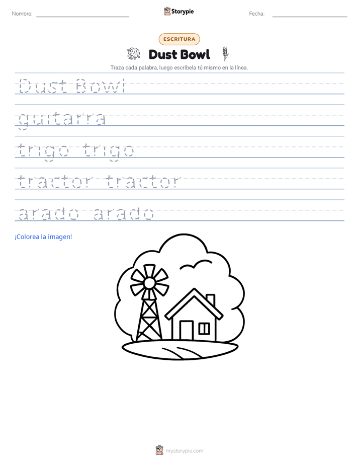 Práctica de Escritura