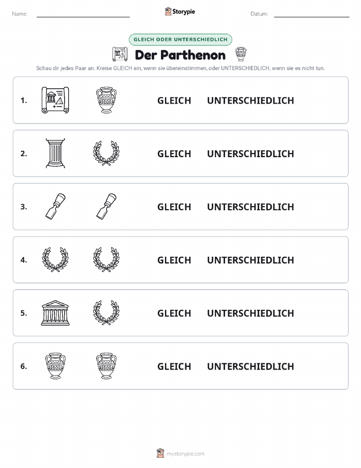 Gleich oder Anders