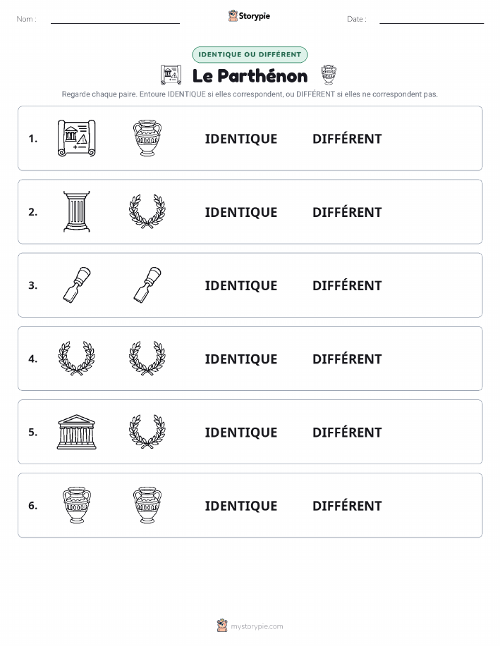 Identique ou Différent
