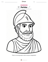 Pericles coloring page for kids
