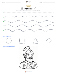 Vista previa de la hoja de trabajo imprimible de Pericles