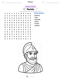 Anteprima della scheda stampabile di Pericle