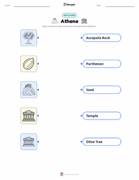 Athena printable worksheet for kids