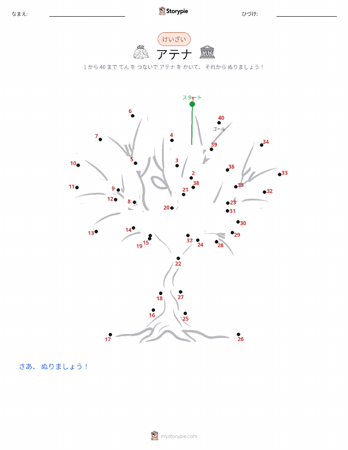 点つなぎ