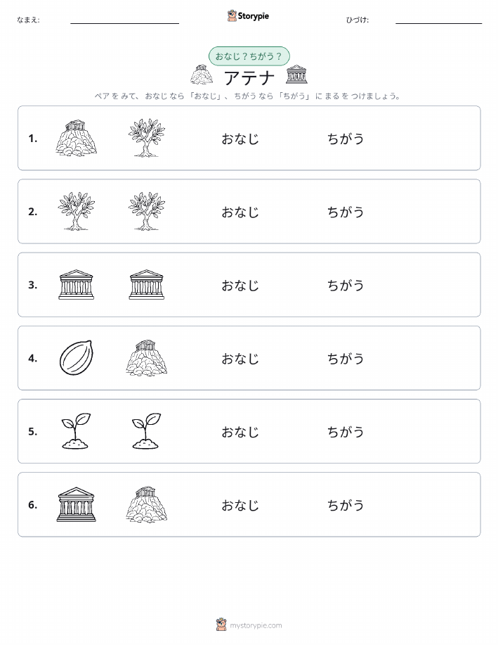 同じか違うか