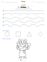 Phidias printable worksheet preview
