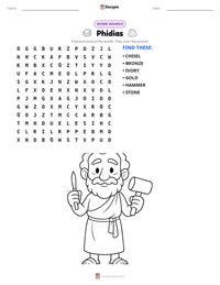 Phidias printable worksheet preview