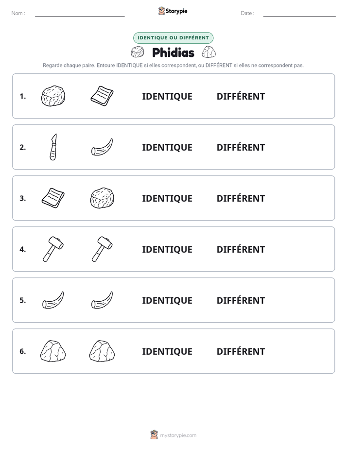 Identique ou Différent
