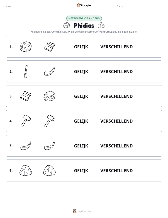 Zelfde of Verschillend