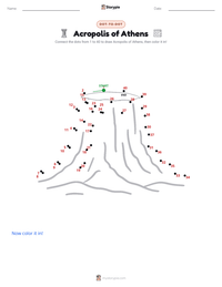 Acropolis of Athens printable worksheet preview