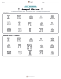 Anteprima della scheda stampabile di Acropoli di Atene