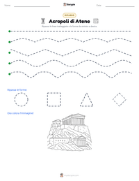 Anteprima della scheda stampabile di Acropoli di Atene