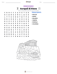 Anteprima della scheda stampabile di Acropoli di Atene