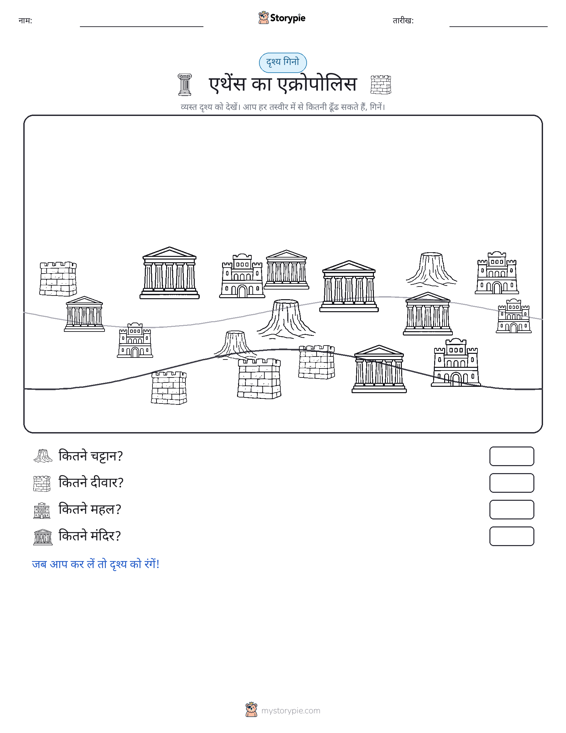 गिनती दृश्य