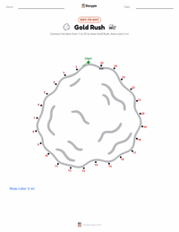 Gold Rush printable worksheet preview
