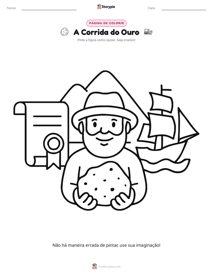 Página para colorir