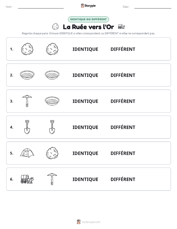 Identique ou Différent