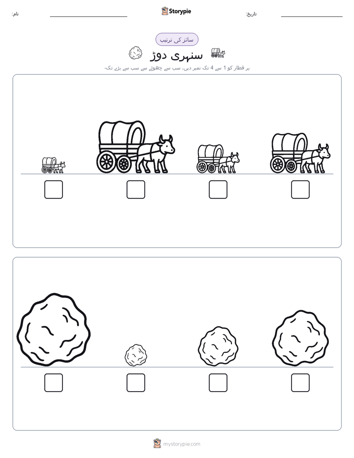 سائز کی ترتیب