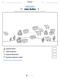Anteprima della scheda stampabile di John Sutter